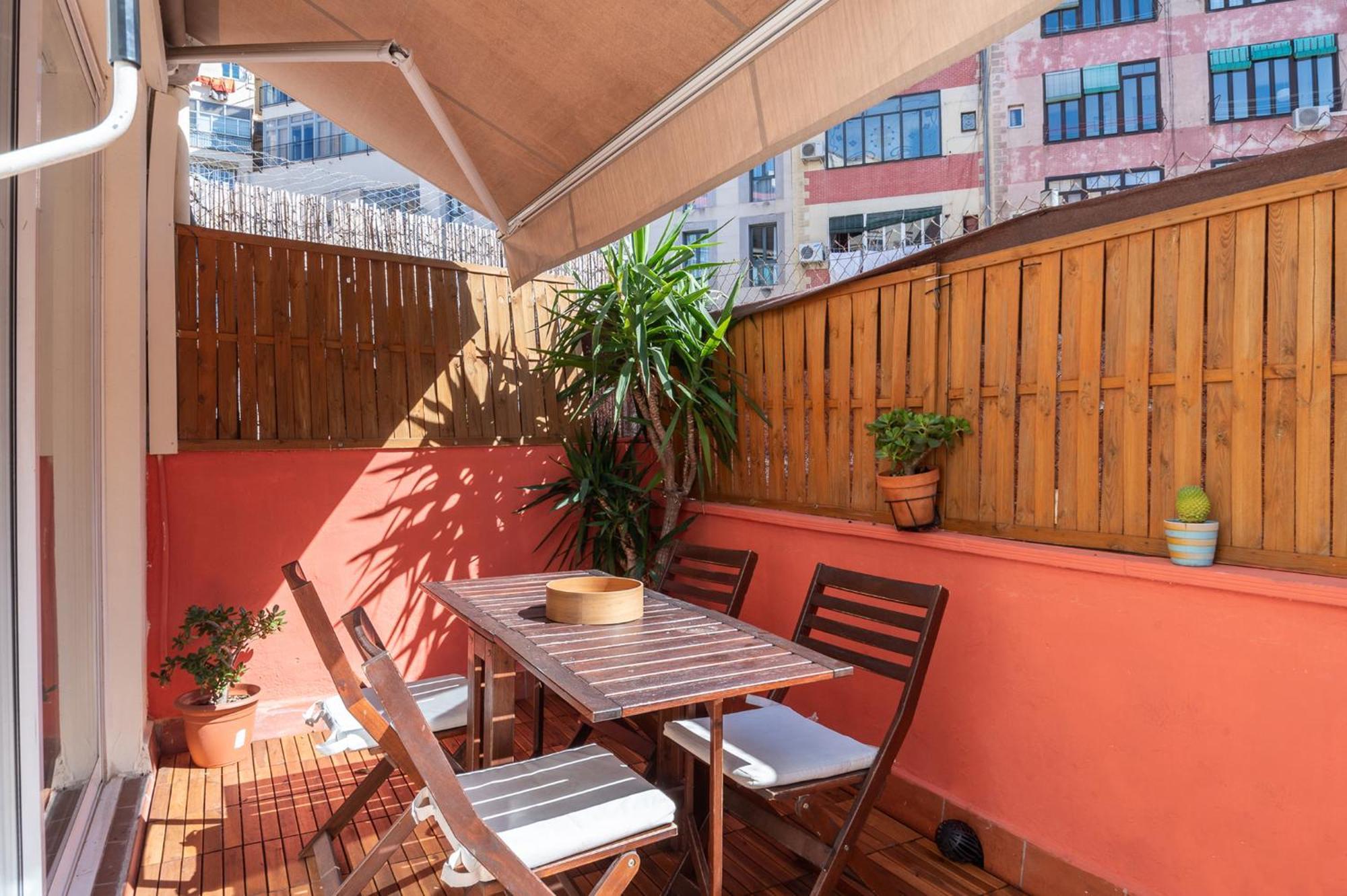 Spacious & Sunny Apt With Terrace In The City Center Barcelona Zewnętrze zdjęcie