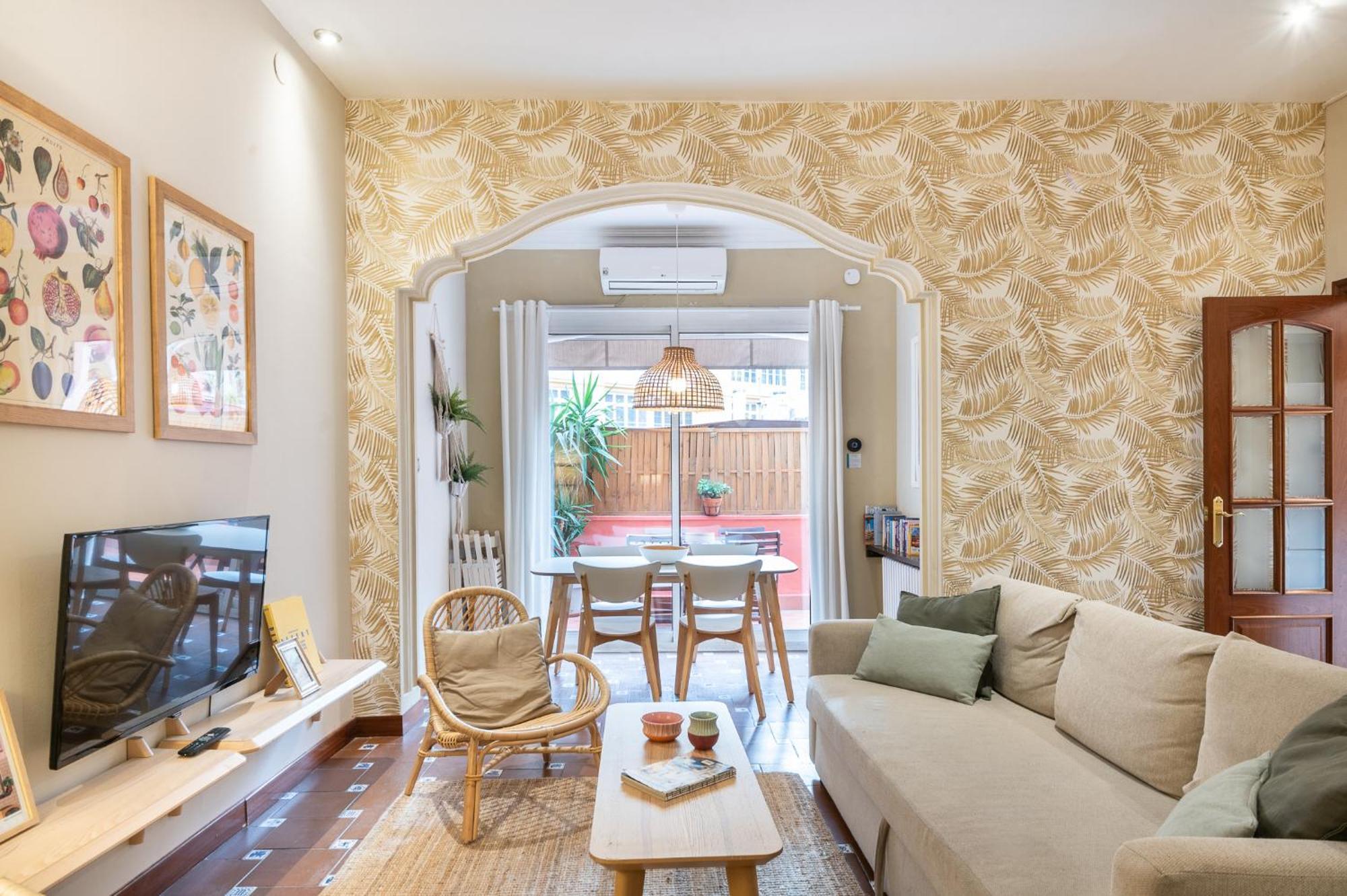 Spacious & Sunny Apt With Terrace In The City Center Barcelona Zewnętrze zdjęcie