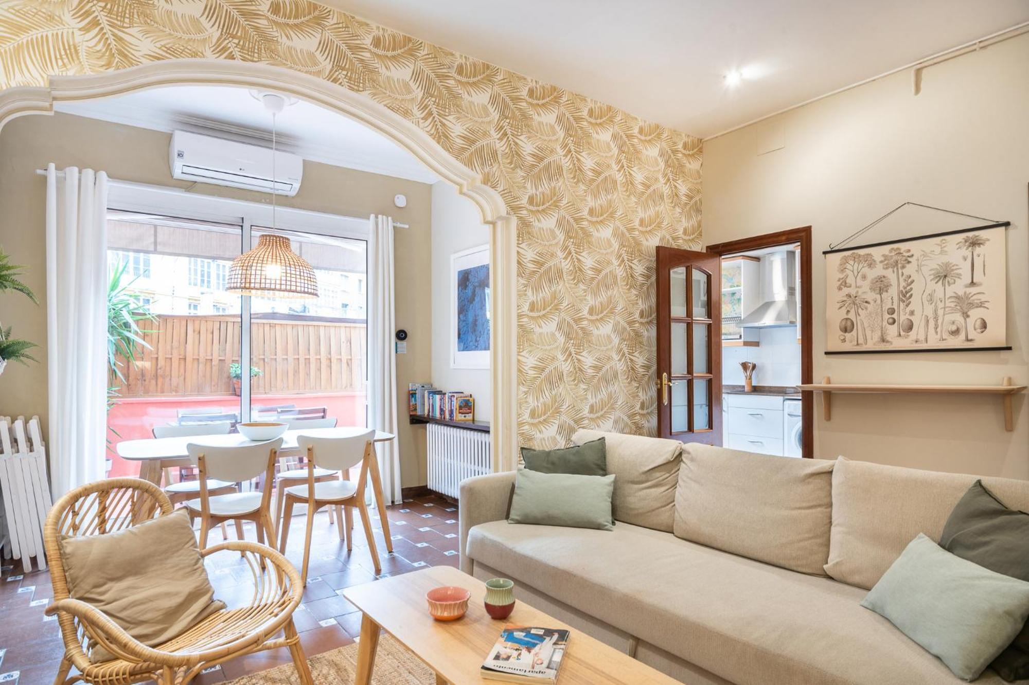 Spacious & Sunny Apt With Terrace In The City Center Barcelona Zewnętrze zdjęcie